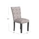 preview thumbnail 62 of 74, HomePop Classic Parsons Medallion Dining Chair (Set of 2)