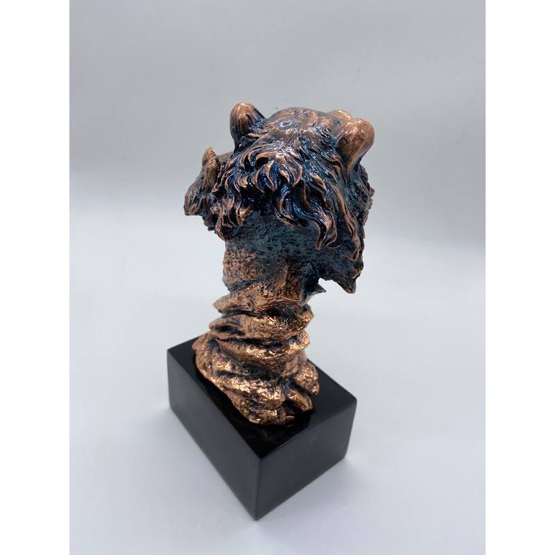 Two Bear Heads on engravable base