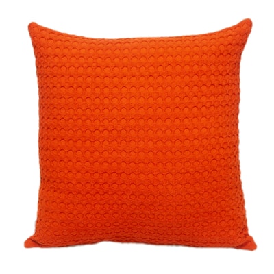 Cotton Square Throw Pillow - 20" - Orange