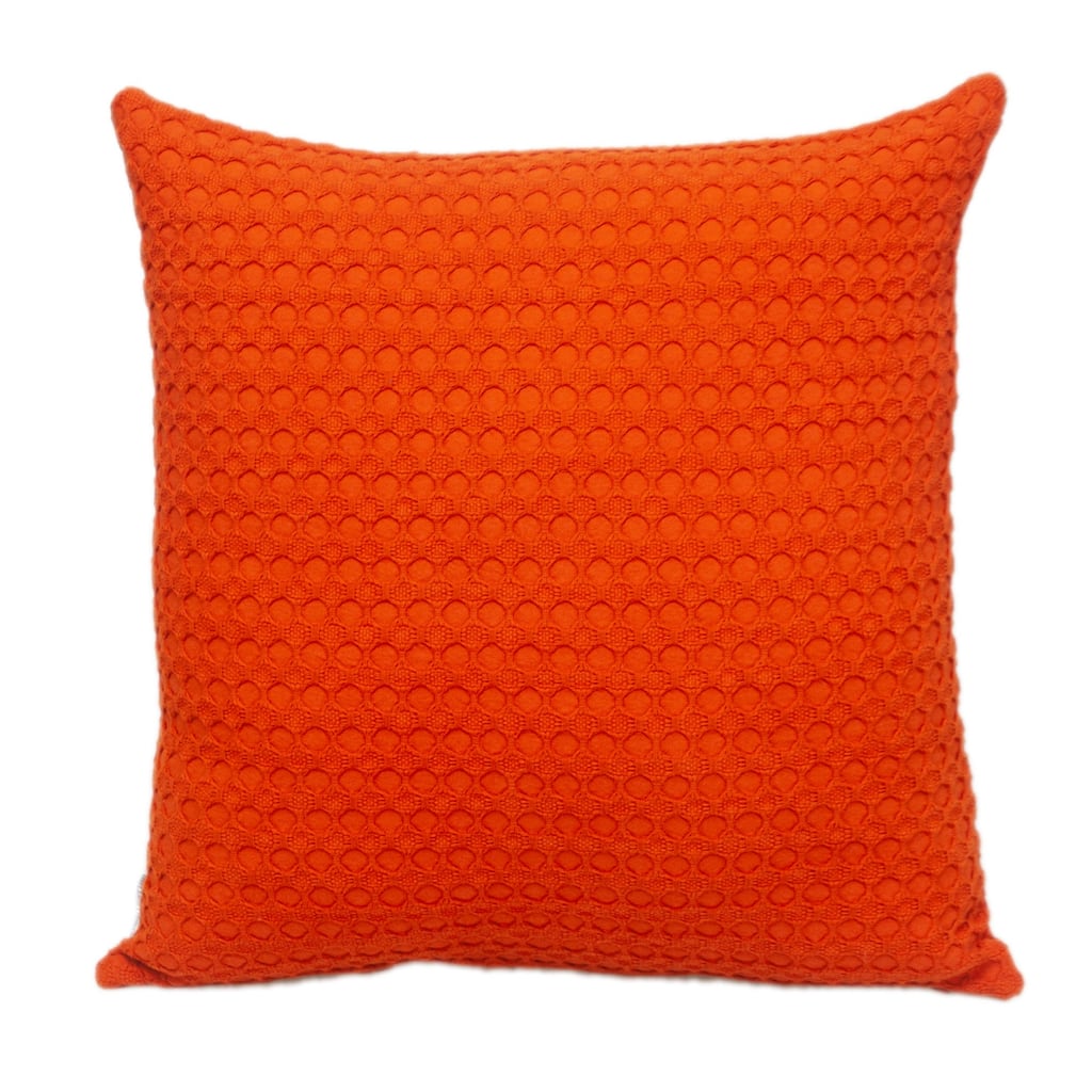 Cotton Square Throw Pillow - 20" - Orange