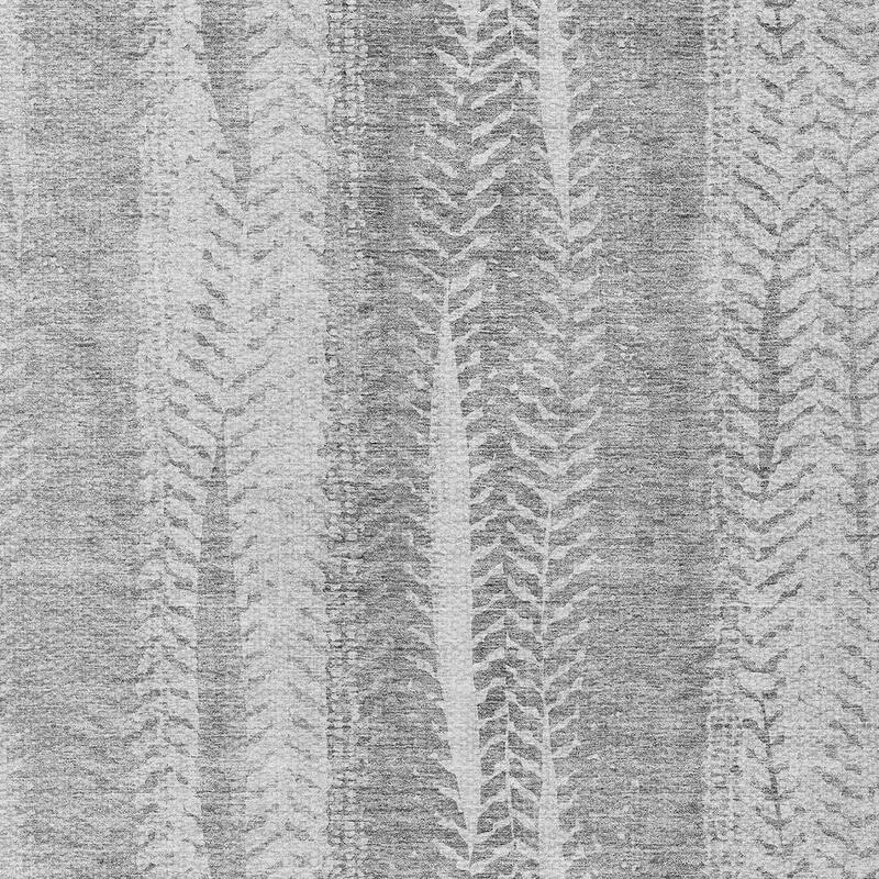 HomeRoots Botanical Leaves Transitional Rectangle Outdoor Rug