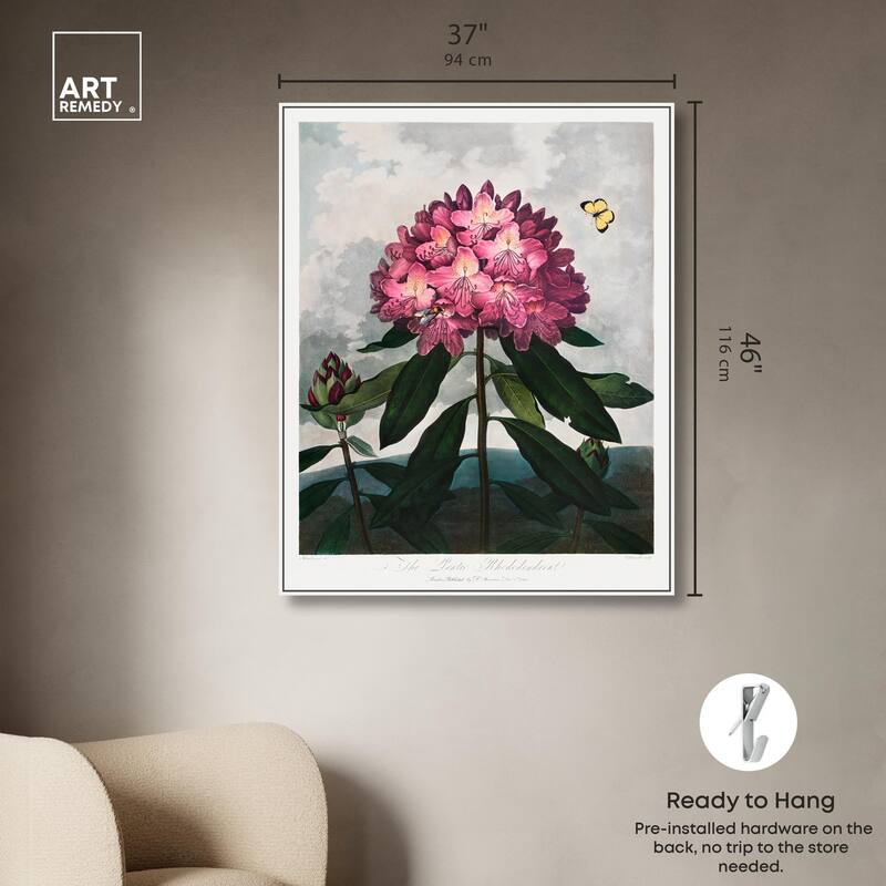 Pontic Rhododendron 1807 Canvas by Art Remedy