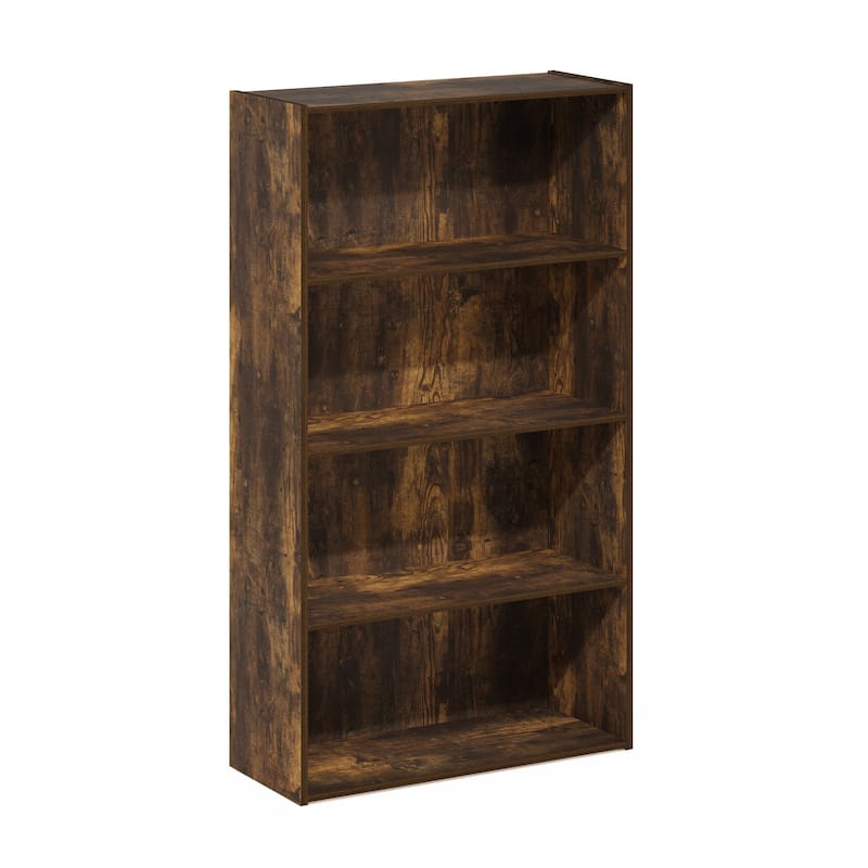 Furinno Pasir 4 Tier Open Shelf - Amber Pine
