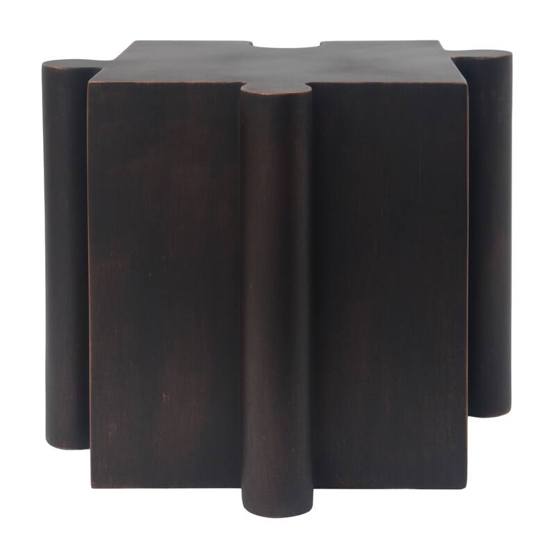 Puzzle Art Side Table, Modular Convex Edge MGO Table - Buy Singles or Combine for Custom Layouts, Indoor & Outdoor