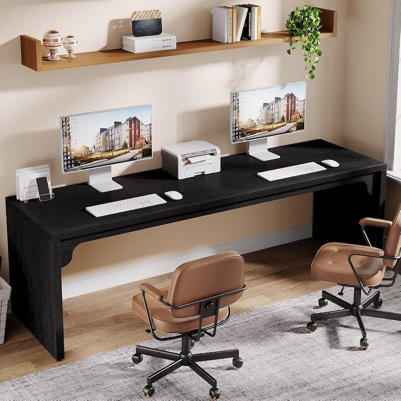 70.87” Extra Long Computer Desk, 2 Person Desk for Home Office