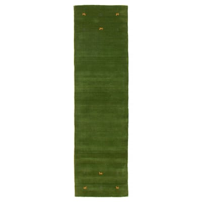 Kashkuli Gabbeh Green Rug 2'8" x 9'9" - 2'8 x 9'9