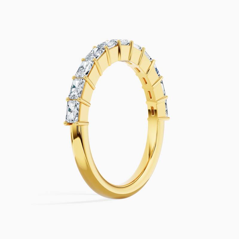 Auriya 14k Gold Radiant East-West Lab Grown Diamond Half Eternity Band 1.10 - 3.75 ct. tw. (F-G, VS)