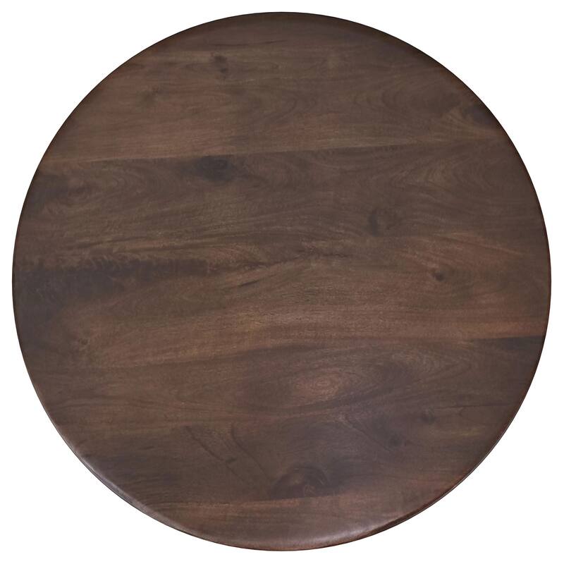 Columbo Brown Round Coffee Table