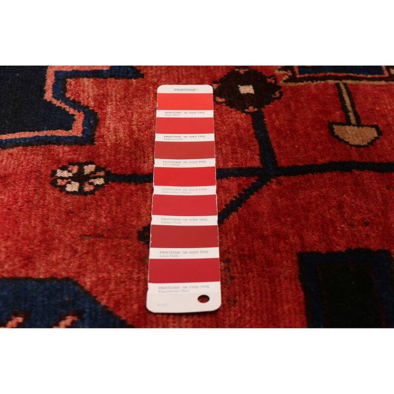 ECARPETGALLERY Hand-knotted Anadol Red Wool Rug - 3'7 x 10'4