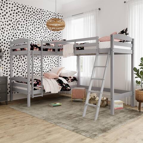 L Shaped Bunk Kids Toddler Beds Shop Online At Overstock