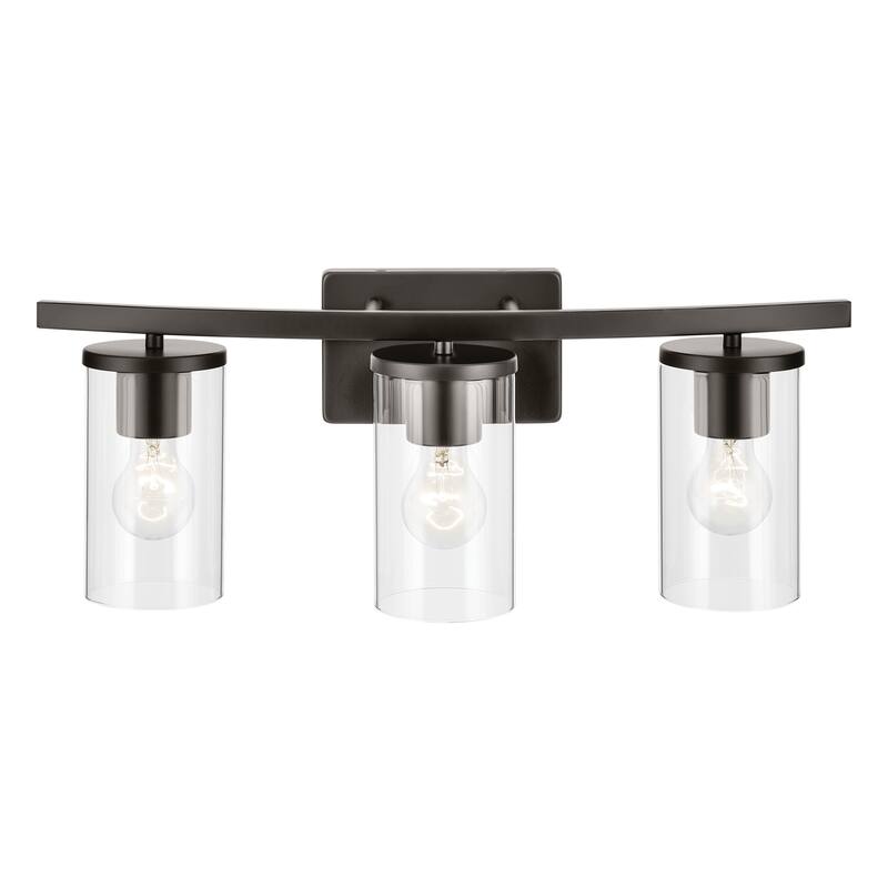 Kichler Lighting Crosby Bathroom Vanity Light with Clear Glass