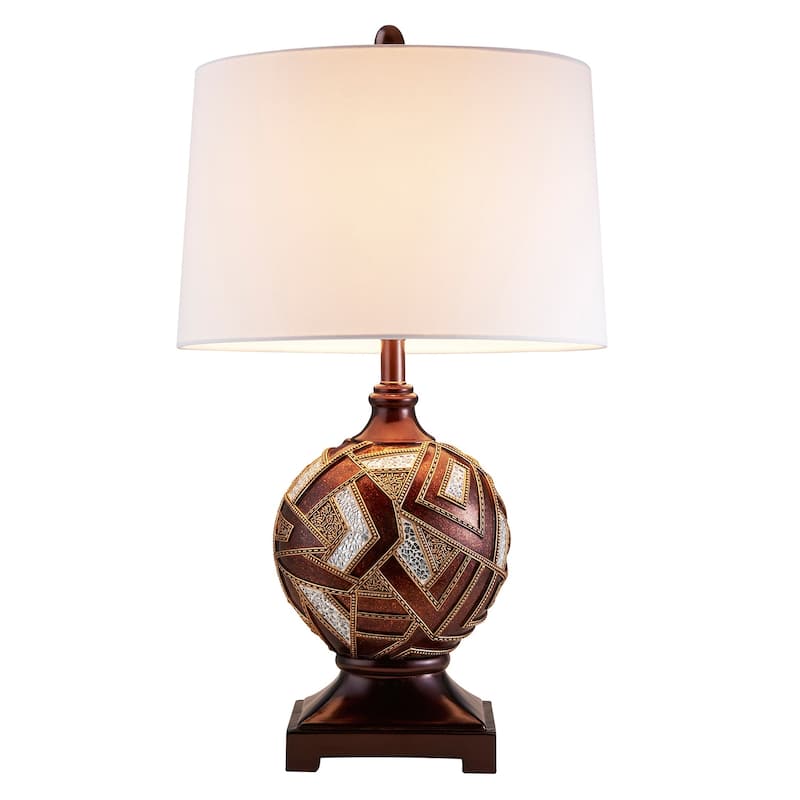 Table Lamp Modern Decorative Accent Light Polymosaic Design Home Decor
