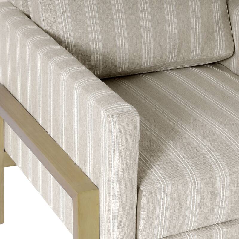 HomePop Modern Wood Frame Accent Chair