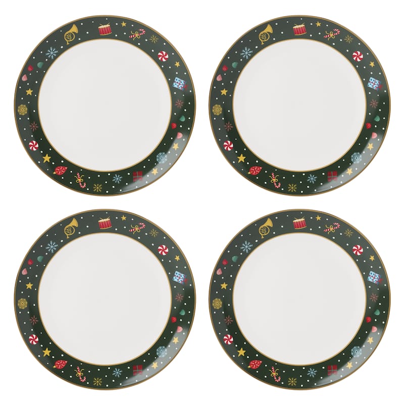 Lenox Nutcracker Ballet Dinner Plates, Set of 4