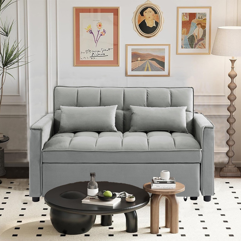 55 Width Convertible Loveseat Sleeper Sofa Sofa bed On Sale Bed Bath Beyond 36955730