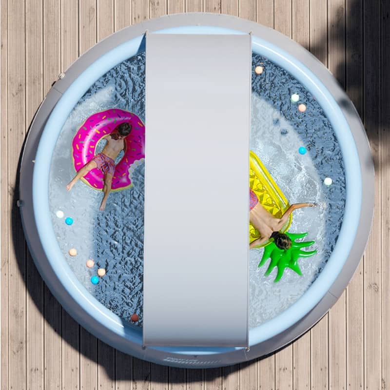 12ft x 30in Outdoor Inflatable Family Swimming Pool