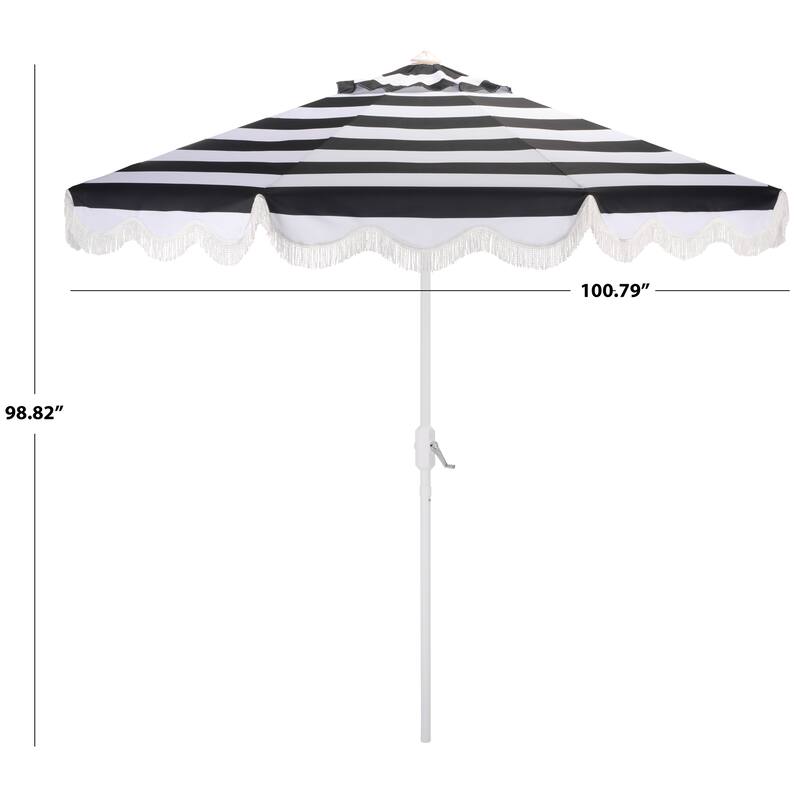 SAFAVIEH Outdoor Living Lucerna 9ft Crank Umbrella