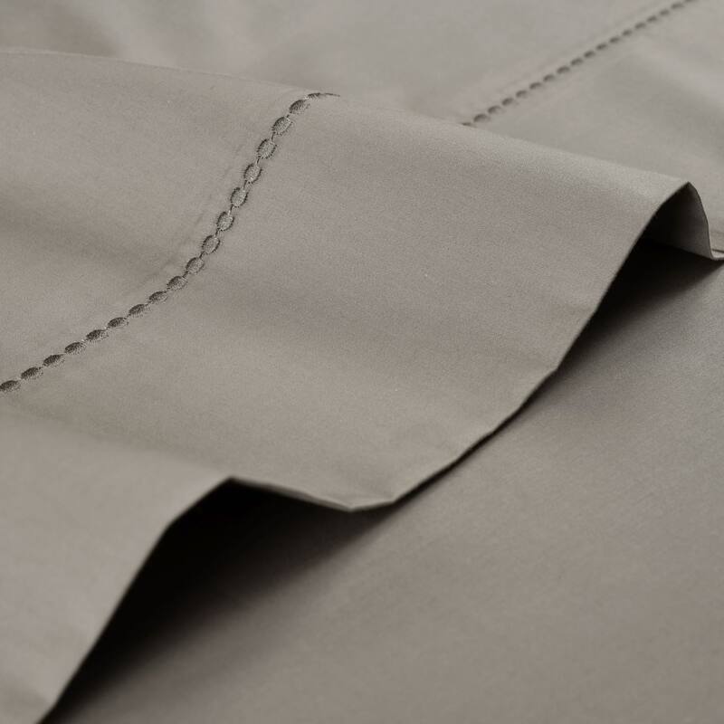 Lush Decor Aria Dots 6 Piece Sateen Cotton Sheet Set