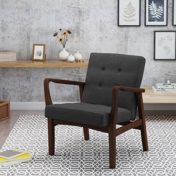 Frankie mid century modern fabric club hotsell chair by christopher knight home