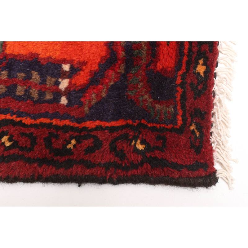 ECARPETGALLERY Hand-knotted Andelz Red Wool Rug - 4'5 x 6'4