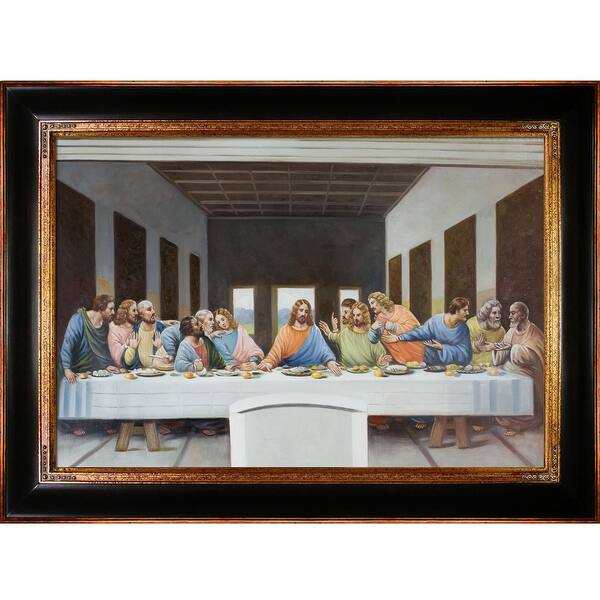 Shop Leonardo Da Vinci The Last Supper Hand Painted Oil