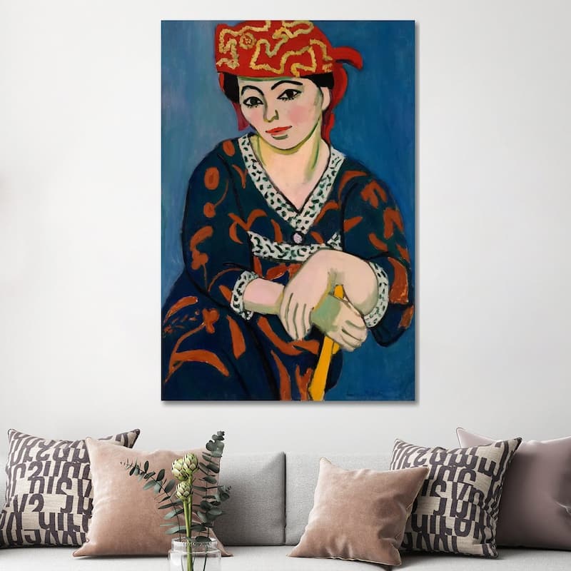 iCanvas "Le Madras Rouge or Red Madras Headdress (1907)" by Henri Matisse Canvas Print