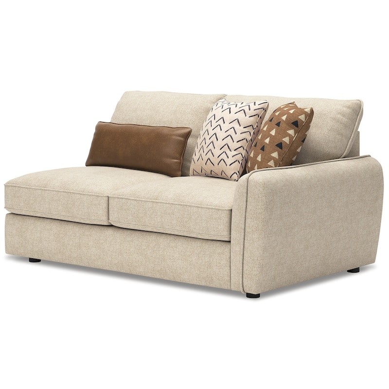 Signature Design by Ashley Seyler Beige 4-Piece Sectional - 119" W x 151" D x 39" H
