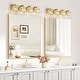 preview thumbnail 5 of 93, 2/3/4/5 Light Bathroom Vanity Light Wall Sconce with Crystal Shade