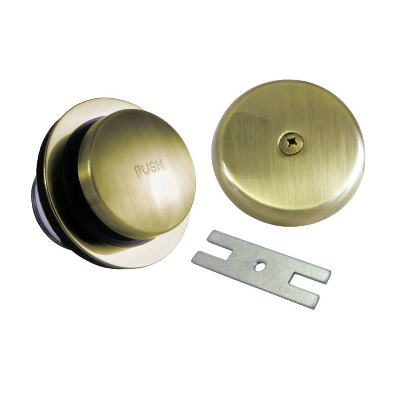 Made To Match Easy Touch Toe-Tap Drain Conversion Kit - Antique Brass