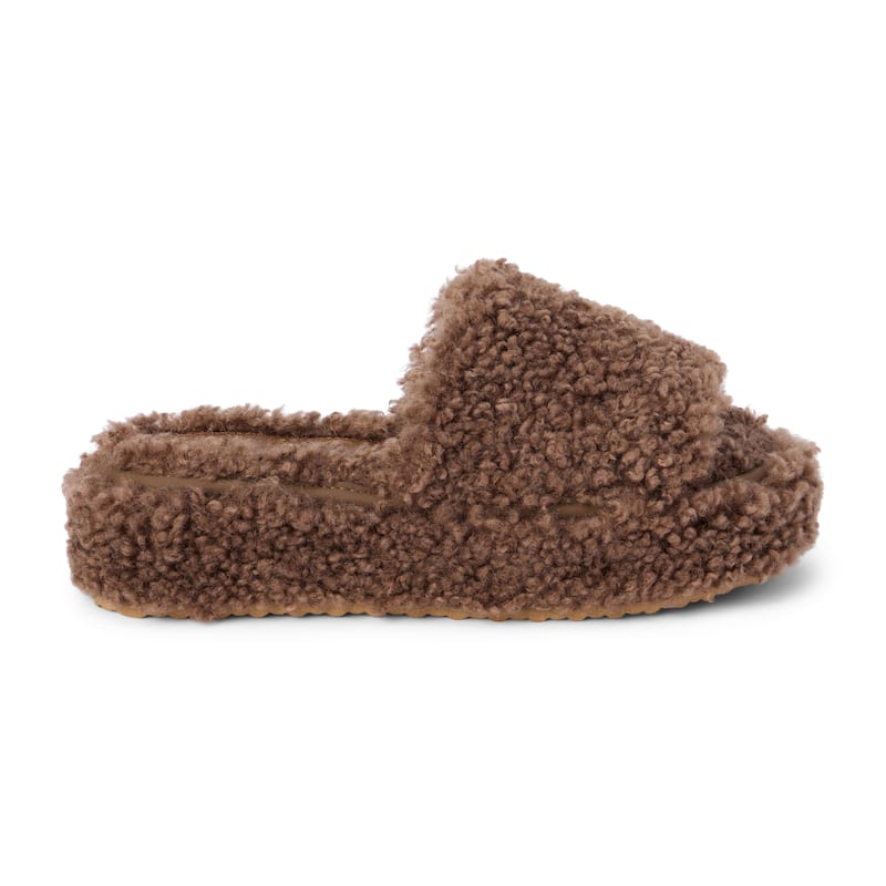 BEACH by Matisse Frost Faux Shearling Platform Slipper