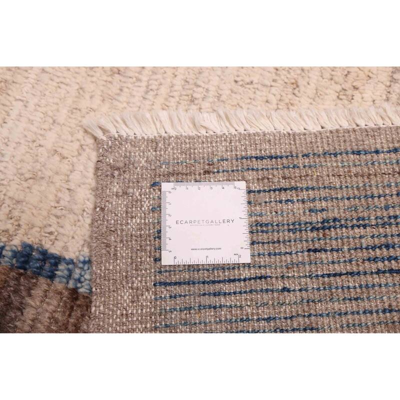 ECARPETGALLERY Hand-knotted Pak Finest Marrakesh Beige Wool Rug - 8'1 x 10'2