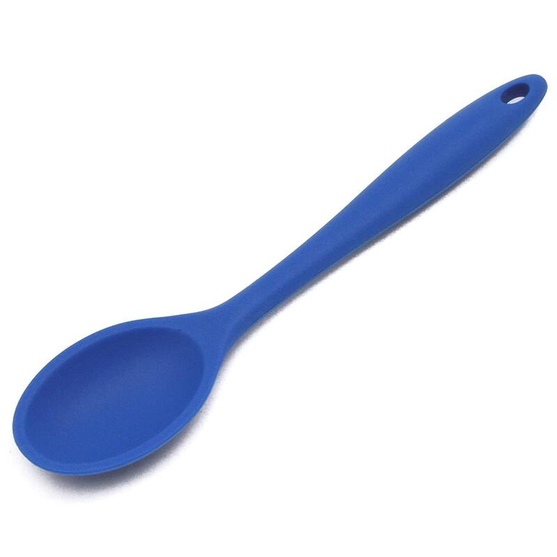 Chef Craft 11" Premium Heat Resistant Silicone Cooking / Basting Spoon - Blue