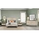 preview thumbnail 12 of 10, Peridot 4 Piece Bedroom Set in Natural Acacia Wood Queen