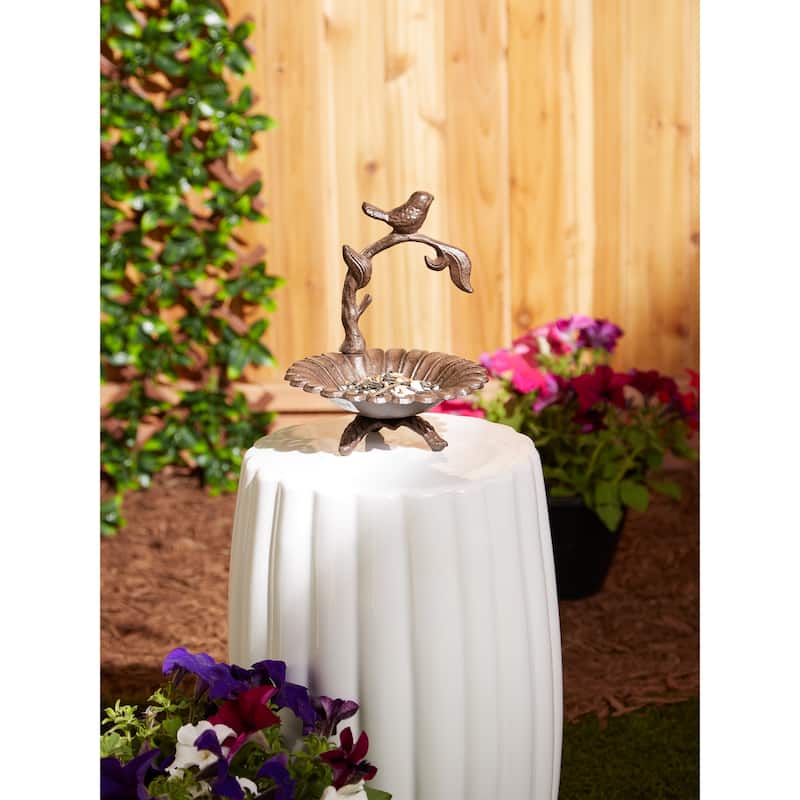 Sunflower Cast Iron Bird Feeder