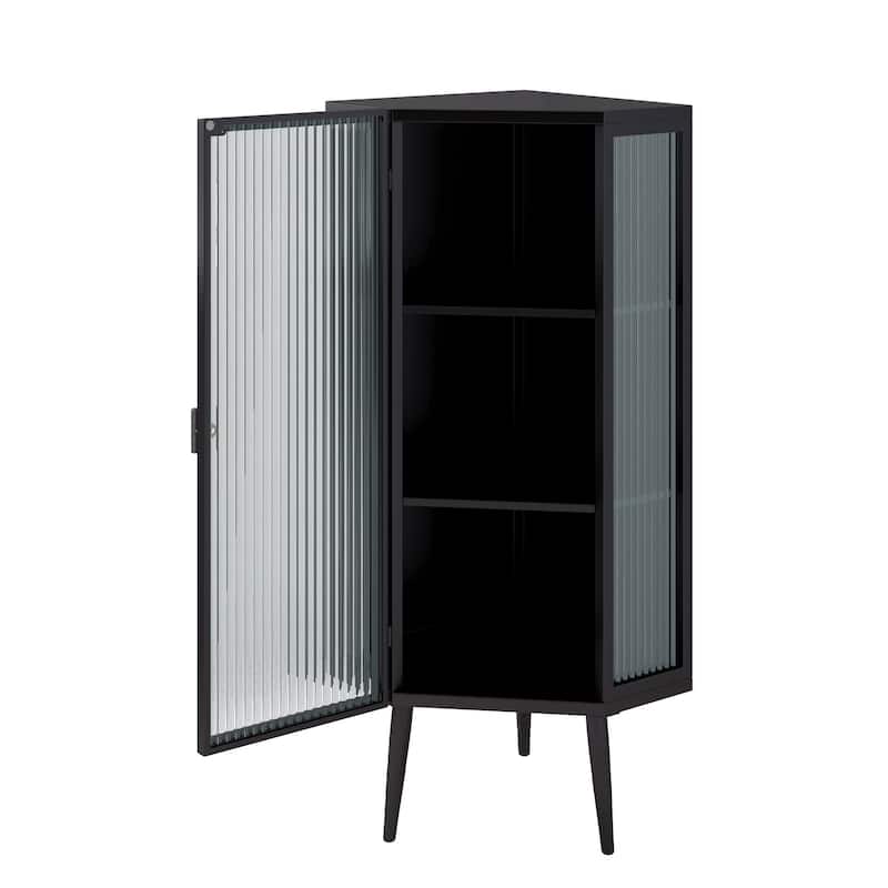 Triangular corner design bathroom cabinet