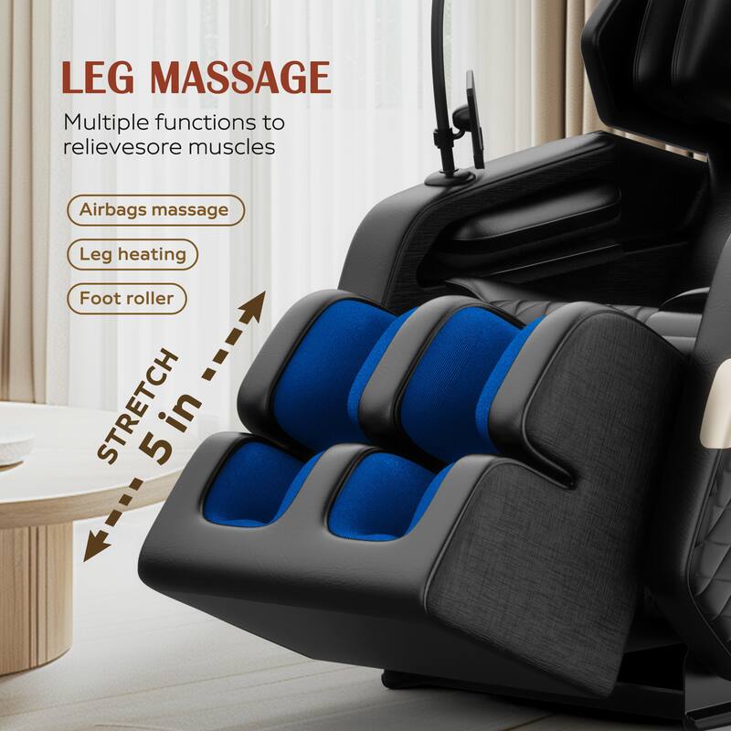 Massage Chair Recliner with Zero Gravity with Full Body Air Pressure