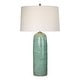 preview thumbnail 1 of 5, Uttermost Andale Crackled Teal Table Lamp - N/A