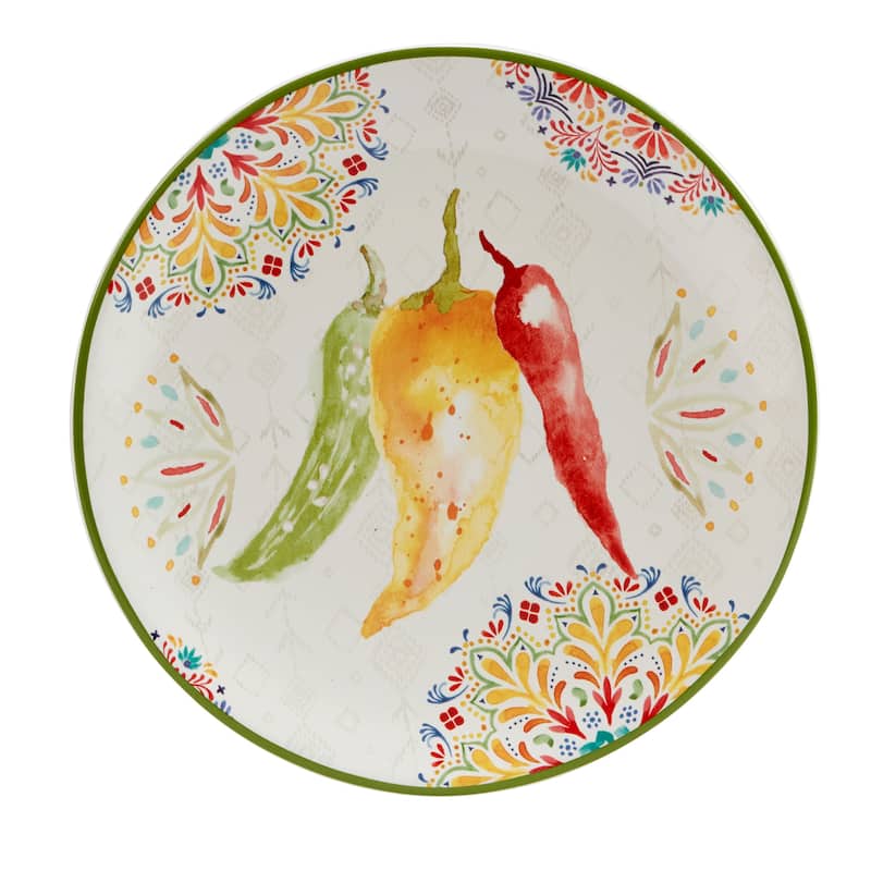Certified International Sweet and Spicy 8.5" Salad/Dessert Plates, Set of 4 - 8.5" x 8.5"