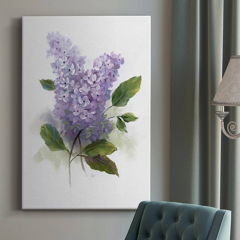 Lilac Romance II Premium Gallery Wrapped Canvas - Ready to Hang