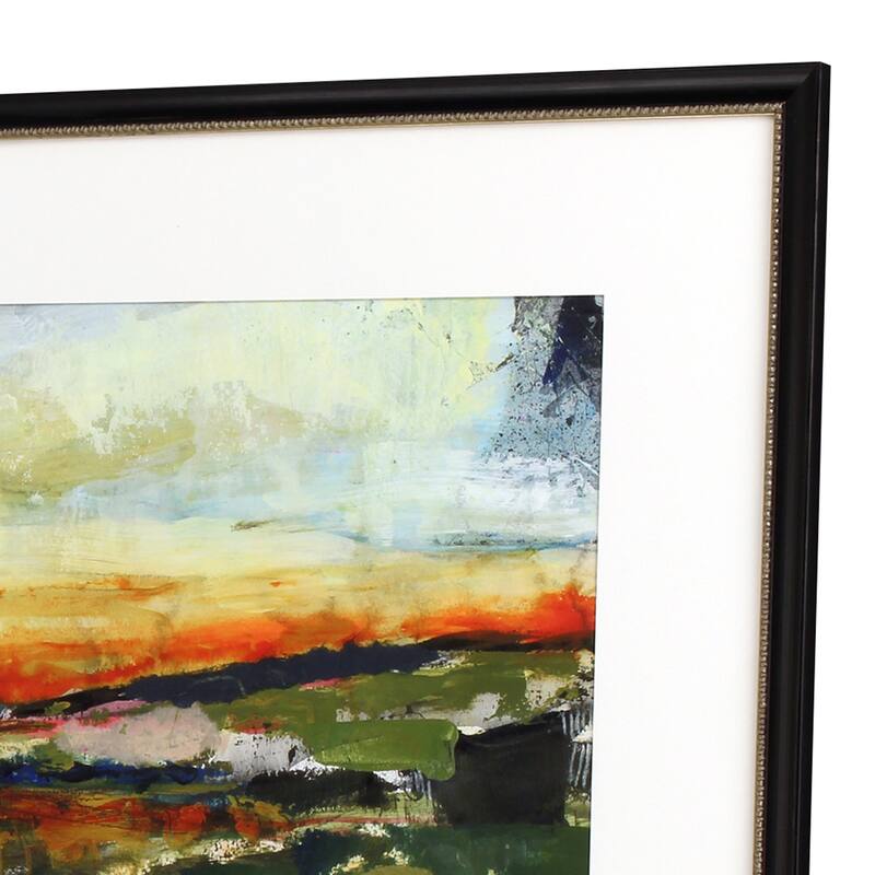 Long Way Home I S/2 Framed Art Giclee Under Glass - Green