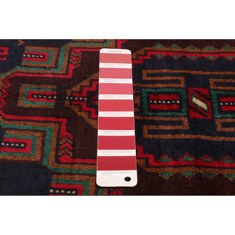 Teimani Navy Rug 3'8" x 6'4" - 3'8 x 6'4