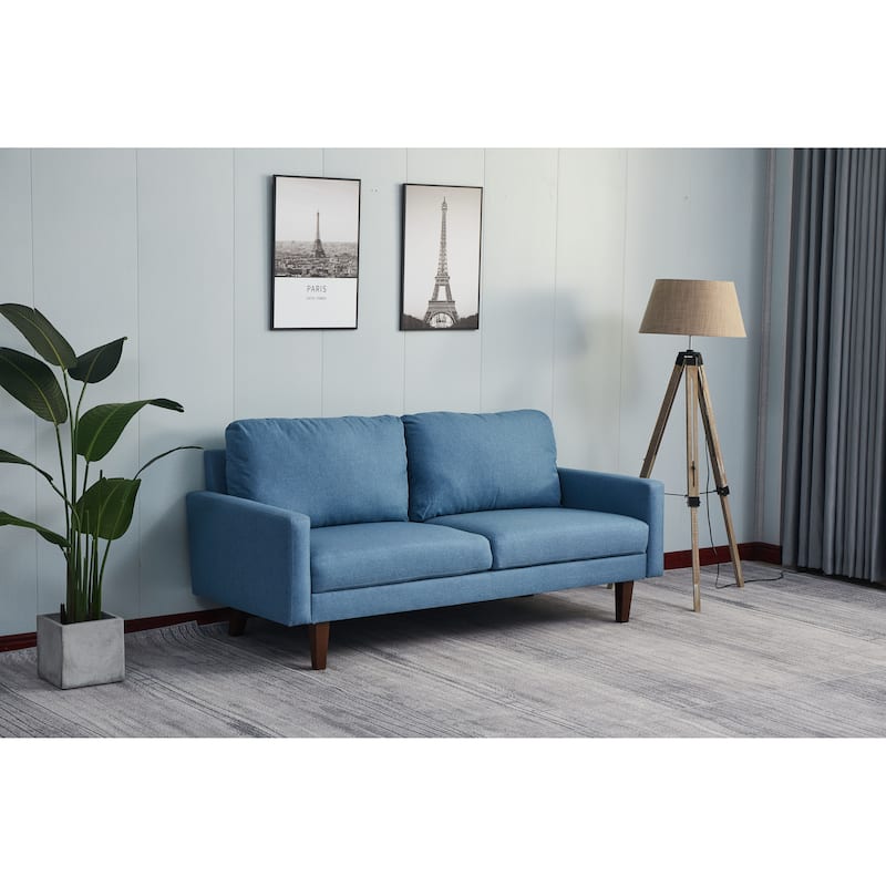 Adelaide 70'' Linen Square Arm Sofa