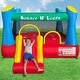 preview thumbnail 5 of 5, Funormous Educational Inflatable Bouncy House for Kids Outdoor Jump 'n Slide Bounce House for Kids Ages 3-8