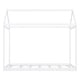 preview thumbnail 5 of 16, Twin Size Wooden House Bed Frame for Kids, Low Height, Easy Assembly, White