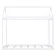 preview thumbnail 5 of 16, White Twin Wooden House Bed for Kids, Durable Pine Wood, No Box Spring Required