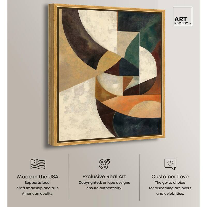Intersecting Planes Canvas by Art Remedy