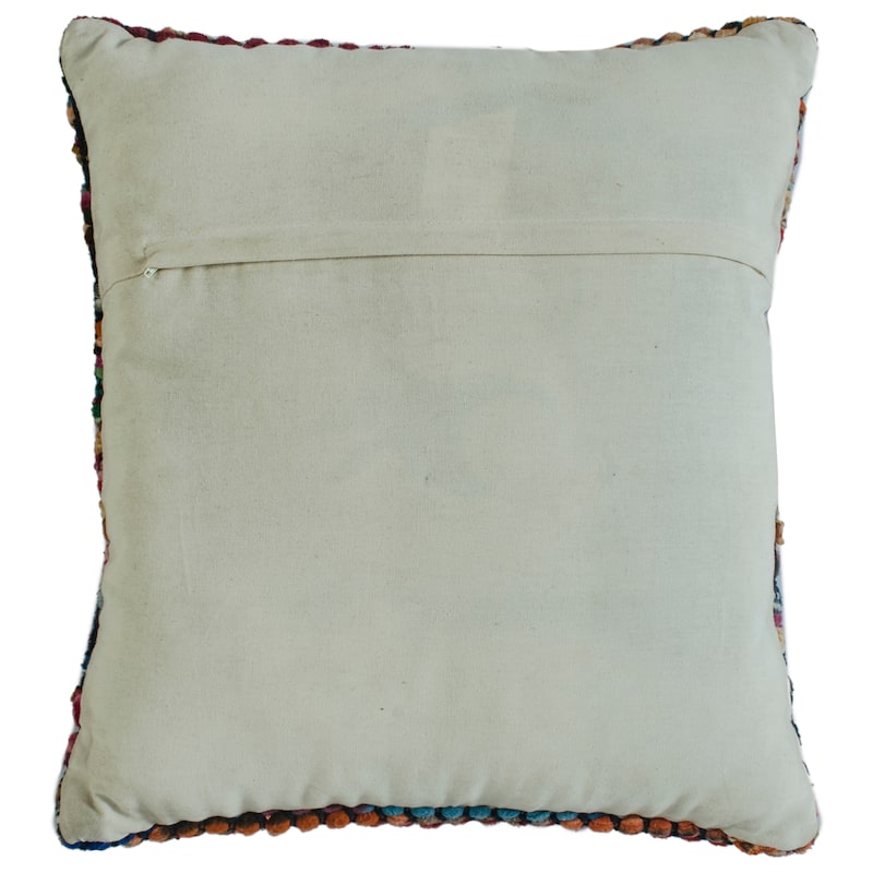 Sevita Multicolored Bohemian Geometric Throw Pillow