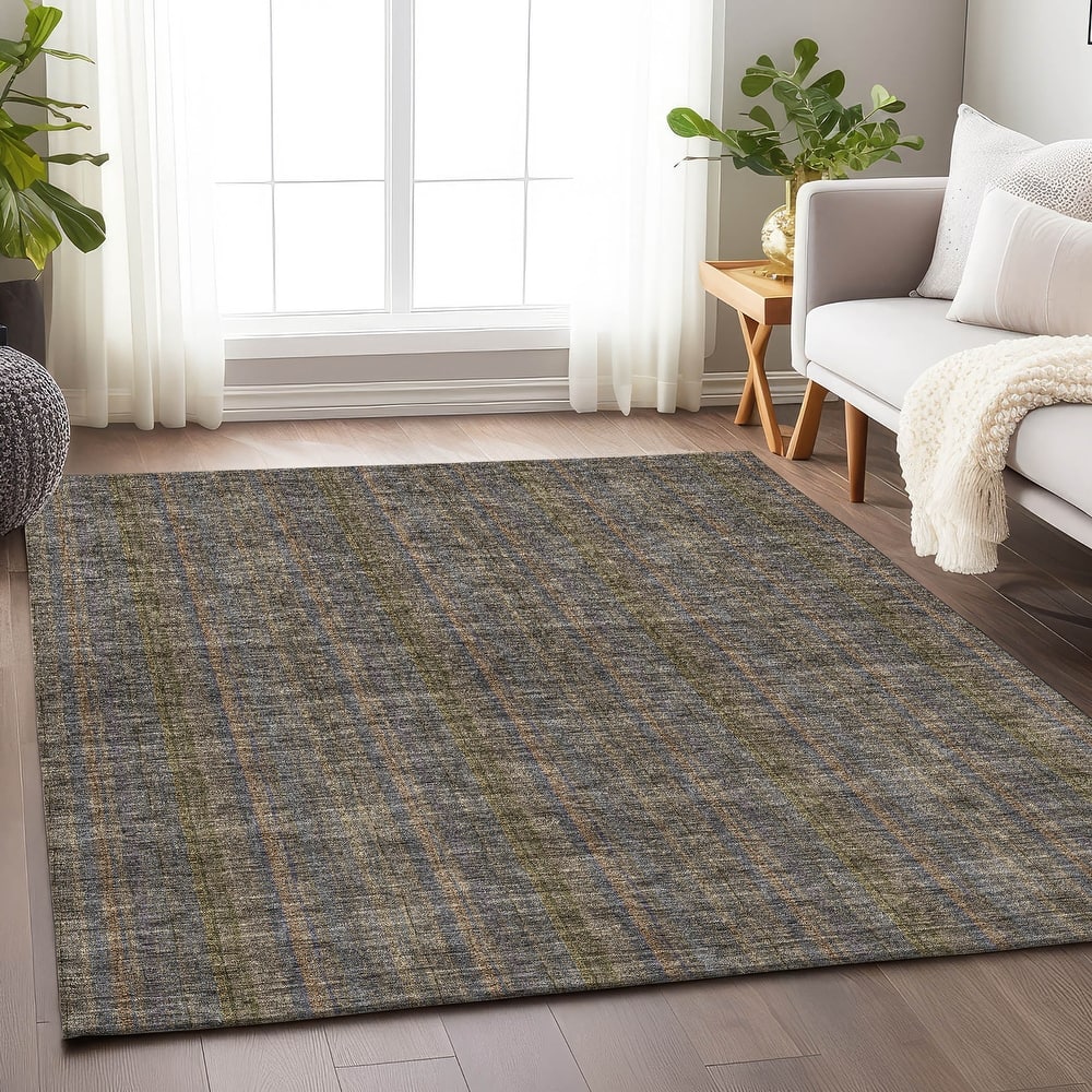 Premium Washable Super Soft Stripe Ombre Mayfield Rug