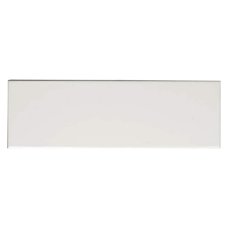 Apollo tile 4" x 12" Metro Matte White Ceramic Tile (10.4 sq ft/case) - 34 Pack