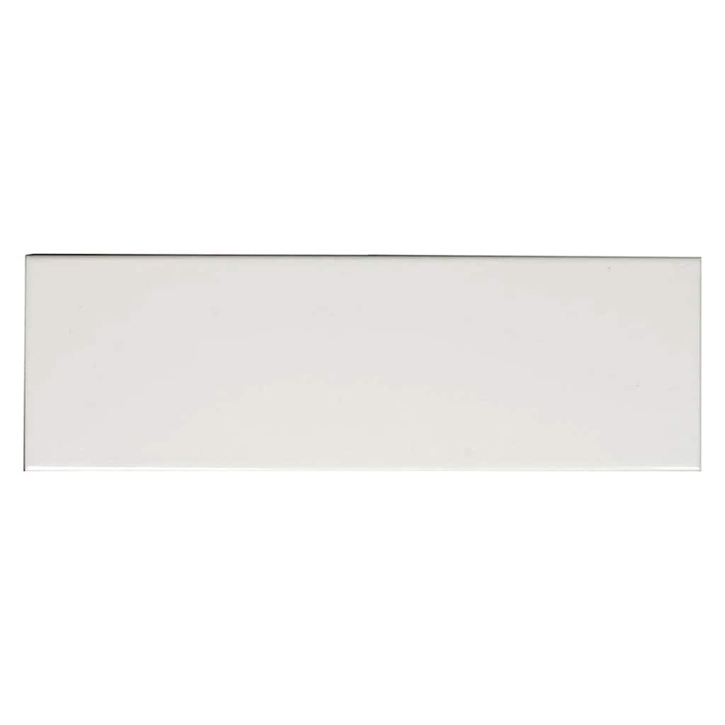 Apollo tile 4" x 12" Metro Matte White Ceramic Tile (10.4 sq ft/case) - 34 Pack